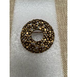 Vintage Coro Forget me Not Pin Coro Signed Parure Brooch Grandma Core Retro